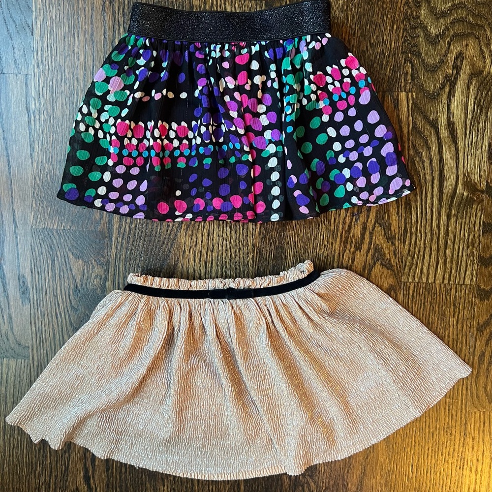 kate spade Multicolor and Gold Kids Skirts- 24M